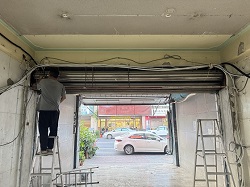 台南鐵捲門維修